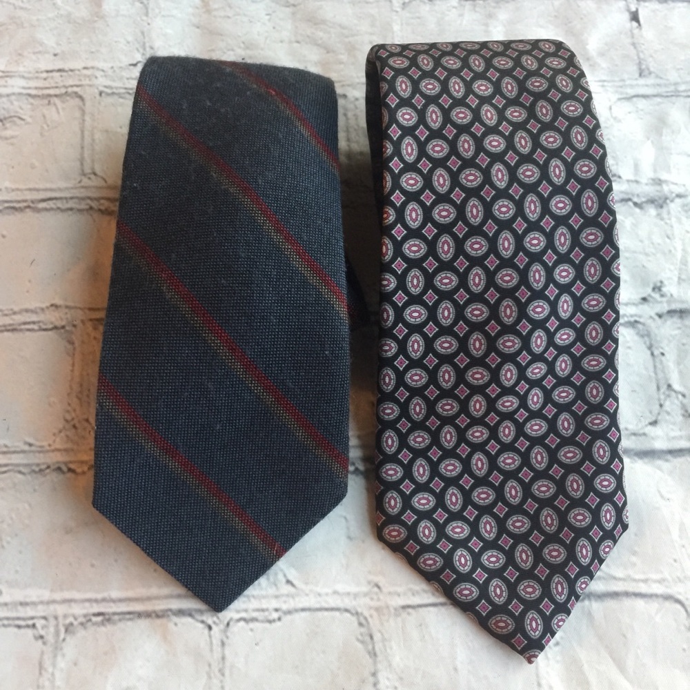 EGON VON FURSTENBERG VINTAGE MENS TIES (2)
